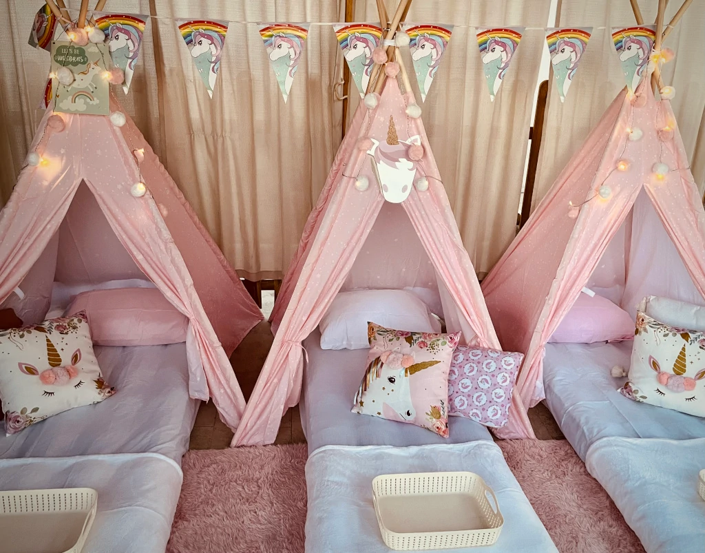 Tipis thema unicorn